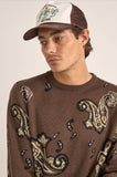 RHYTHM MOHAIR PAISLEY KNIT