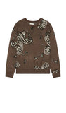 RHYTHM MOHAIR PAISLEY KNIT