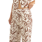 RHYTHM KAI FLORAL WIDE LEG PANT