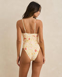 RHYTHM WILDFLOWER SCRUNCHED SOLID ONE PIECE