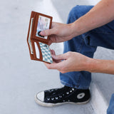 THREAD CASH BIFOLD WALLET JUPITER AQUA