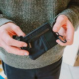 THREAD POUCH WALLET BLK