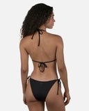 HURLEY SOLID CHEEKY TIE SIDE BOTTOMS