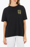 HURLEY Duality Oversize Cotton Graphic Boyfriend T-Shirt