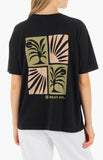 HURLEY Duality Oversize Cotton Graphic Boyfriend T-Shirt