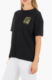HURLEY Duality Oversize Cotton Graphic Boyfriend T-Shirt