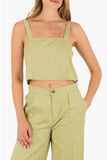HURLEY Wavy Dot Crop Tank