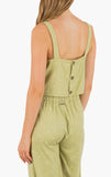 HURLEY Wavy Dot Crop Tank