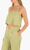 HURLEY Wavy Dot Crop Tank
