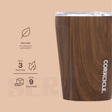 CORKCICLE WALNUT WOOD TUMBLER 12oz