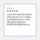 CORKCICLE GLASS CHOCOLATE MILK MUG 16oz