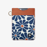 THREAD EMMELINE NAVY - VERTICAL LEATHER WALLET