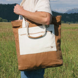 THREAD CAMEL CANVAS - UTILITY TOTE BAG