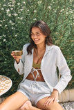 RHYTHM DRIFTWOOD STRIPE OVERSWIM SHORT