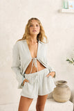 RHYTHM DRIFTWOOD STRIPE OVERSWIM SHIRT