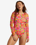 Sunny Coast Long Sleeve UPF 50 One-Piece Swimsuit