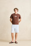 RHYTHM SOUNDS CONTRAST BAND SS T-shirt