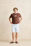 RHYTHM SOUNDS CONTRAST BAND SS T-shirt