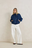 RHYTHM JUNA DENIM FUNNEL JACKET