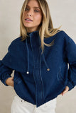 RHYTHM JUNA DENIM FUNNEL JACKET