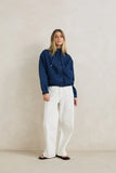 RHYTHM JUNA DENIM FUNNEL JACKET