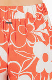 HURLEY DAISY FLORAL WIDE LEG PANT