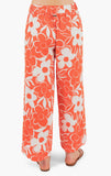 HURLEY DAISY FLORAL WIDE LEG PANT