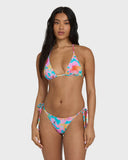 BILLABONG PIPE DREAMS MULTI TRIANGLE BIKINI TOP