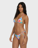 BILLABONG PIPE DREAMS MULTI TRIANGLE BIKINI TOP