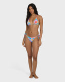 BILLABONG PIPE DREAMS MULTI TRIANGLE BIKINI TOP