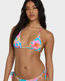 BILLABONG PIPE DREAMS MULTI TRIANGLE BIKINI TOP