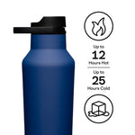 Corkcicle Sport Canteen 32oz Midnight Navy