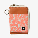 THREAD CORAL CRUSH - LEATHER ZIP WALLET