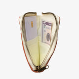 THREAD CORAL CRUSH - LEATHER ZIP WALLET