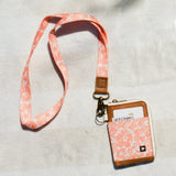 THREAD CORAL CRUSH - LEATHER ZIP WALLET