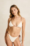 RHYTHM LILY RIB CONTRAST TIE SIDE HI CUT PANT