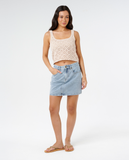 RIP CURL HALF MOON BAY CROCHET TOP