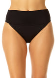 ANNE COLE Live In Color Soft Band High Waist Swim Bottom
