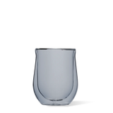 Corkcicle glass stemless gray