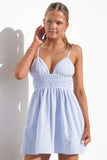 RHYTHM VISTA STRIPE MINI DRESS
