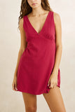 RHYTHM SUNNY DAYS LINEN MINI DRESS