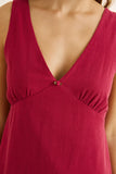 RHYTHM SUNNY DAYS LINEN MINI DRESS
