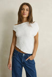 RHYTHM MAYA LACE ASYMMETRIC TOP