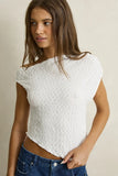 RHYTHM MAYA LACE ASYMMETRIC TOP