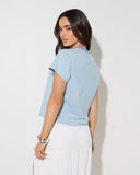 RHYTHM DAISY FLORAL STRIPE TEE