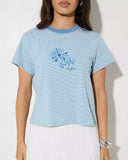 RHYTHM DAISY FLORAL STRIPE TEE