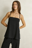 RHYTHM LINEN LACE TOP