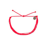 Pura Vida Bright Solid red Bracelet