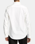 RVCA Thatll Do Stretch LS - White