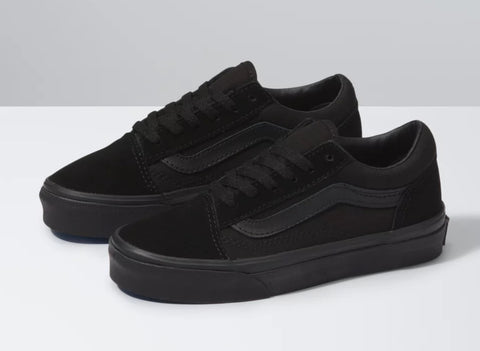 Old Skool Classic Tumble Black Mono